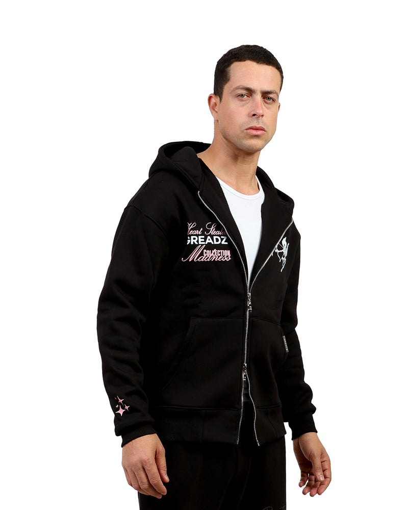 hearts stealer zipper jacket