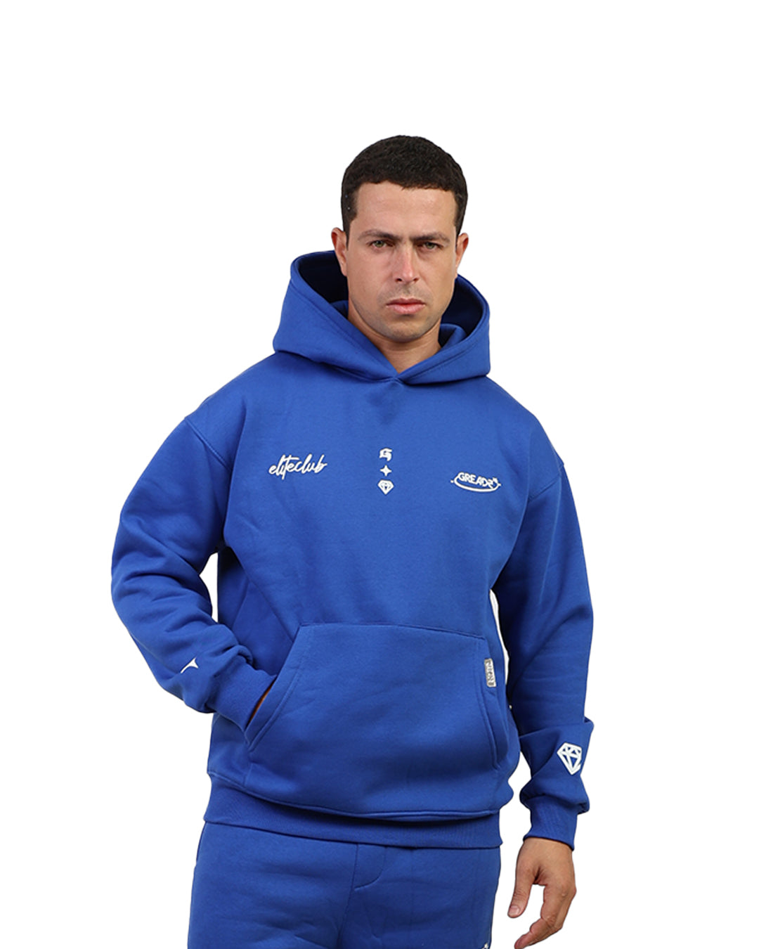 ELITE CLUB HOODIE BABY BLUE