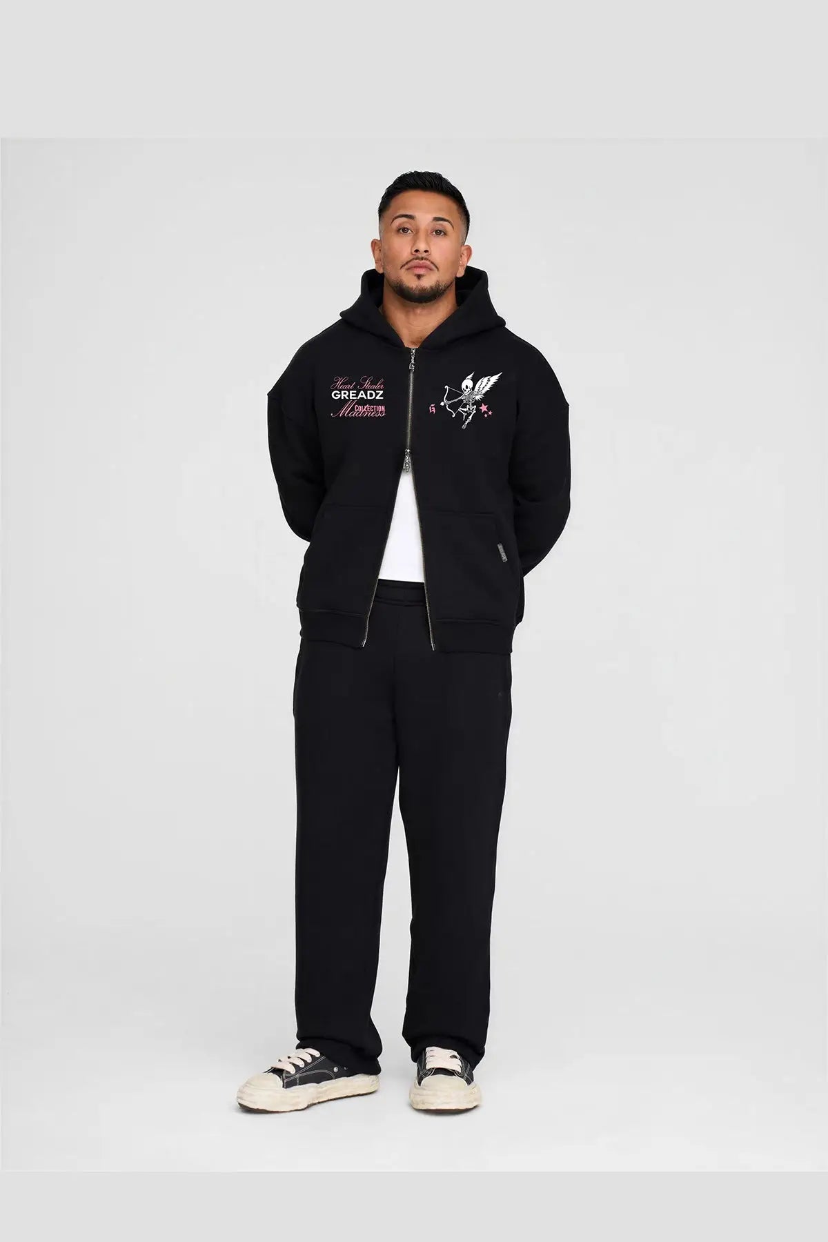 hearts stealer zipper jacket
