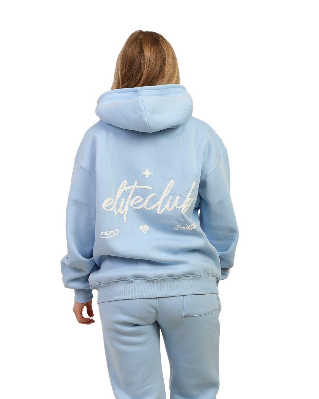 ELITE CLUB HOODIE BABY BLUE