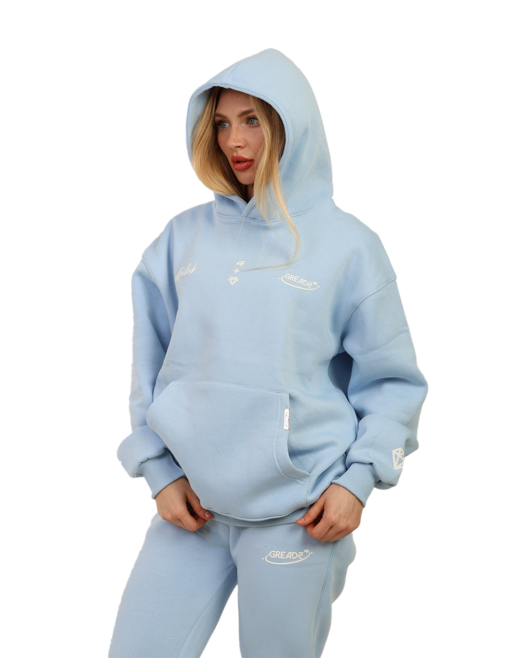 ELITE CLUB HOODIE BABY BLUE