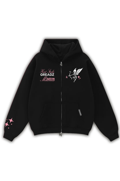 hearts stealer zipper jacket