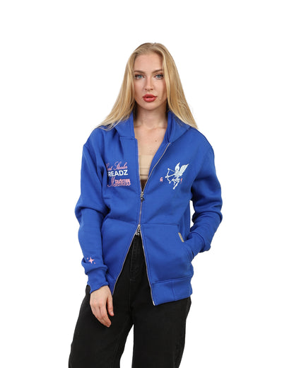 HEARTS STEALER ZIPPER JACKET BLUE